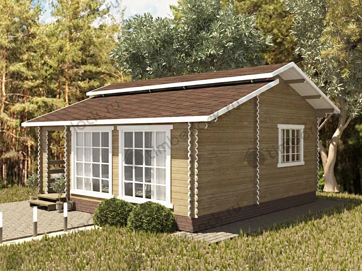 Дачный дом 6х6м Д-66-2 