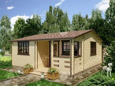 Дачный дом Д-66-1 6х6м  Дачный дом Д-66-1
