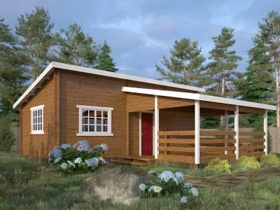 Дачная баня из минибруса  БА-877 