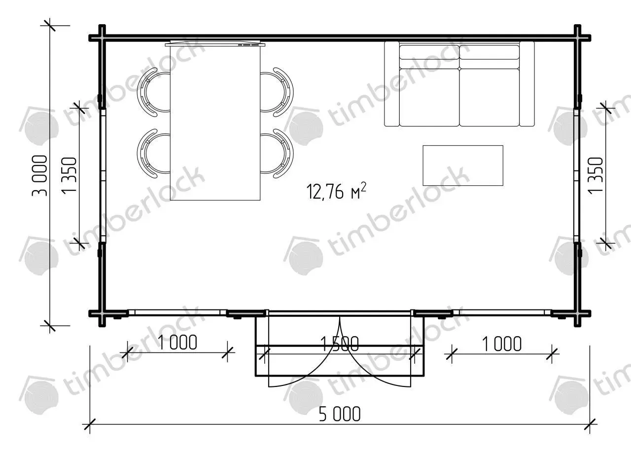 Беседка 4-скатная Б-35-4 