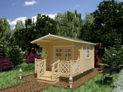 Садовый домик из минибруса С-33-4 3х4,5  Садовый домик из минибруса С-33-4