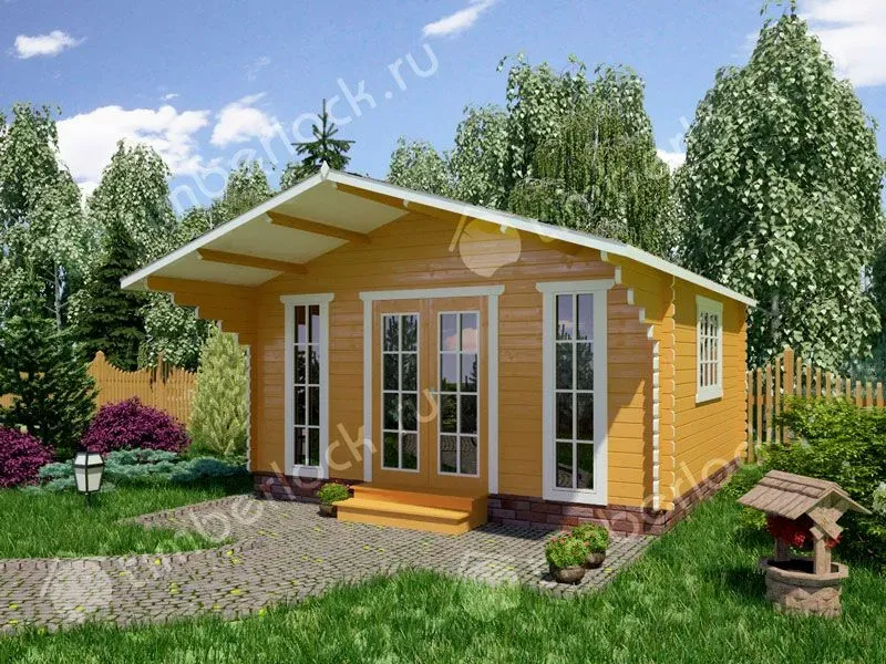 Бюджетный дачный домик Д-545-1 