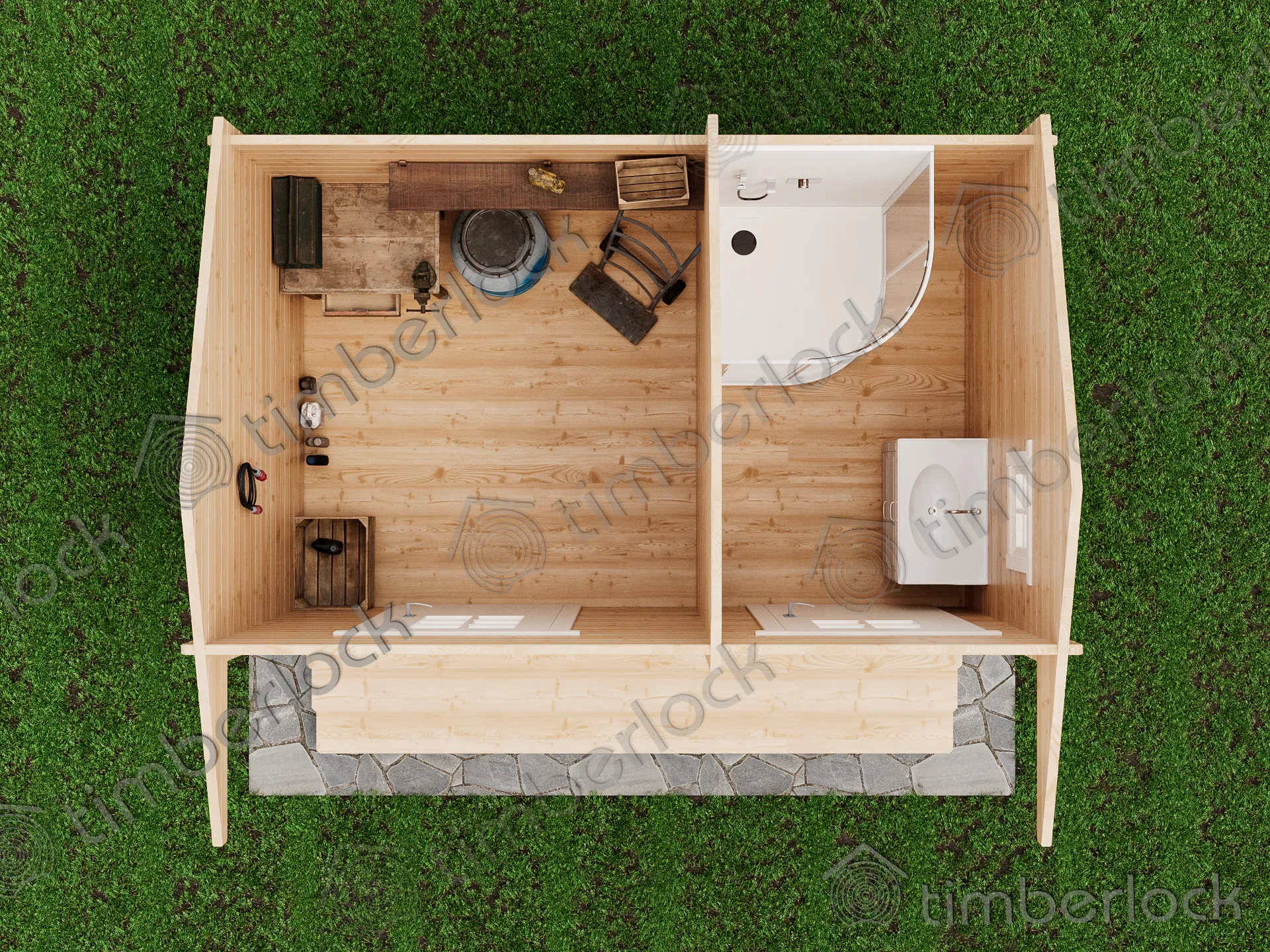 Хозблок 2,5х4 арт. Х-254 