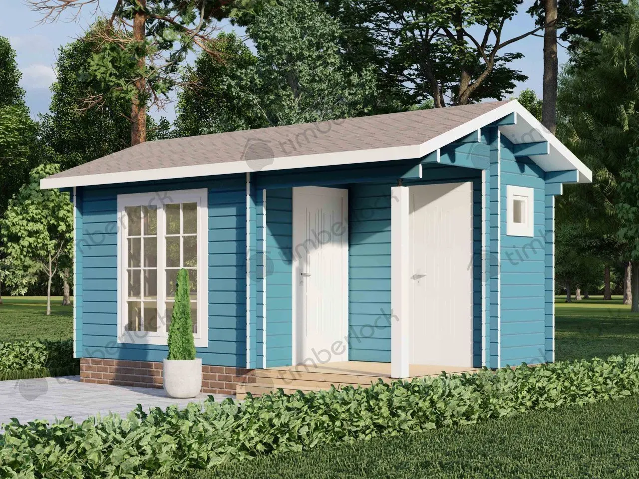 Садовый домик с санузлом С-35 