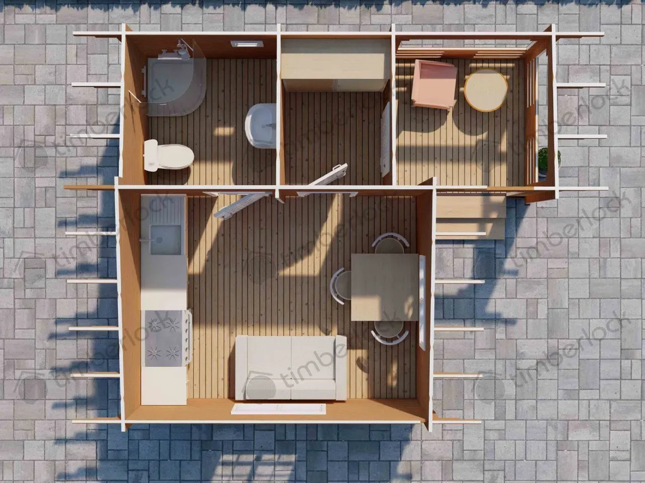 Садовый домик С-555 