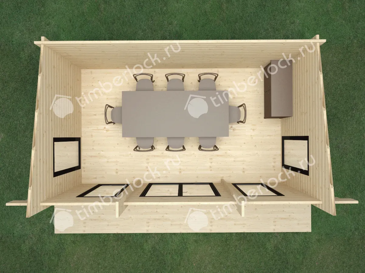 Беседка садовая Б-53-1 