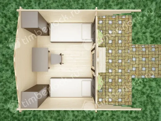 Садовый домик из минибруса С-383-1 