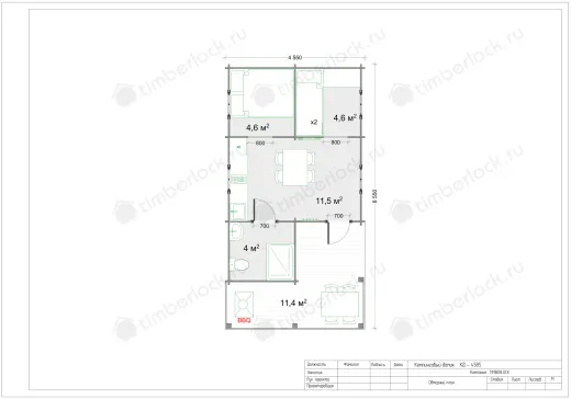 Кемпинговый домик КД-4585 
