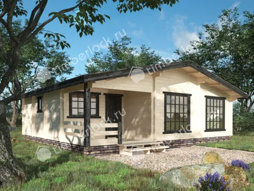 Дачный дом с верандой Д-98 