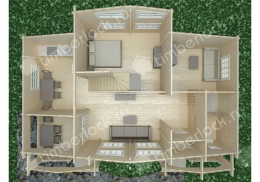 Проект дома шале Ш-711 