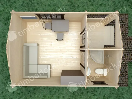 Летний пляжный домик П-3838 