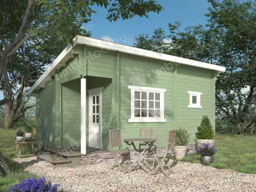 Садовая баня из бруса БА-643 