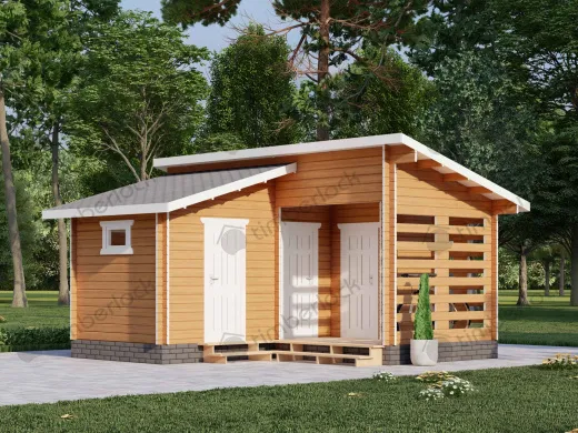 Угловой хозблок Х-55 