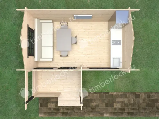 Летний садовый домик С-545 