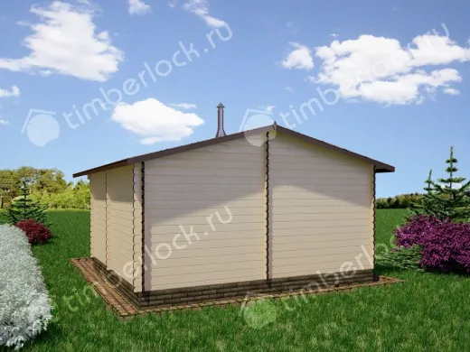 Небольшая дачная баня БА-545-1 