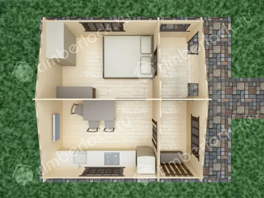 Летний домик для дачи Д-5454-1 