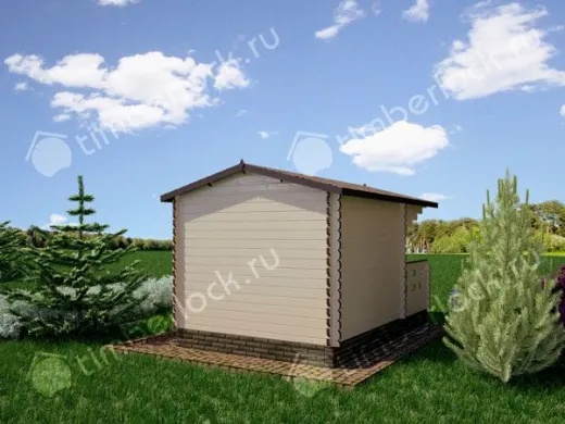 Садовый домик с верандой С-33-2 