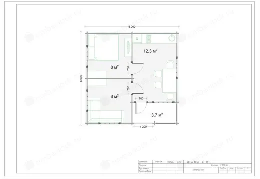 Дачный дом Д-66-1 