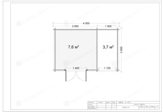 Хозблок для дачи Х-453-1 