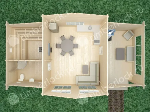 Проект дома шале Ш-611 