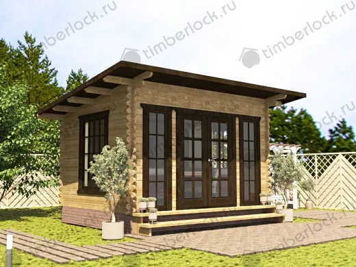 Беседка односкатная Б-35-1 