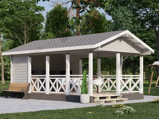 Беседка открытая Б-64-1 