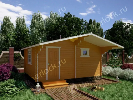 Небольшая дачная баня БА-545-1 