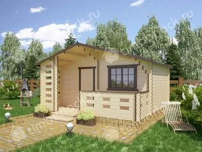 Небольшой дачный домик Д-535-2 5Х4.5м  Небольшой дачный домик Д-535-2