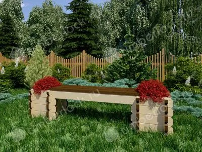 Скамейка 0.7м х 2.8м  Скамейка