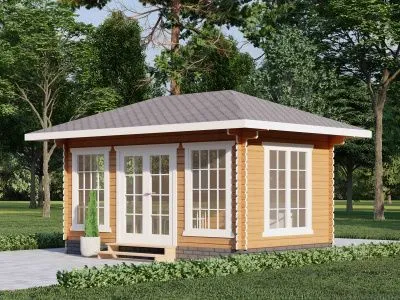 Беседка 4-скатная Б-35-4 5х3 м  Беседка 4-скатная Б-35-4