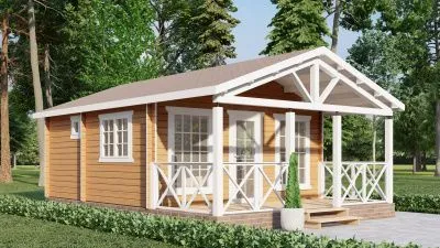 Дачный дом Д-55-2 5х7 м  Дачный дом Д-55-2