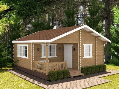 Дачный дом Д-66-4 6х6м  Дачный дом Д-66-4