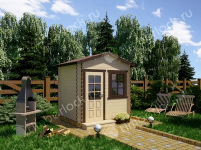Садовый домик из минибруса С-252 2.5х2м  Садовый домик из минибруса С-252