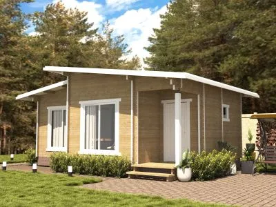 Дачный дом Д-755 7.5х5 м  Дачный дом Д-755