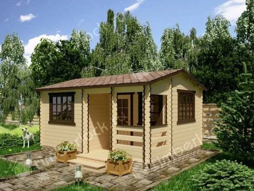 Маленький дачный домик Д-54 
