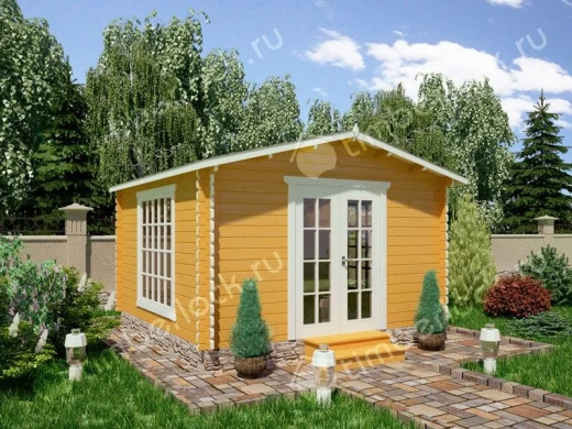 Беседка закрытая 4х4 (Б-44-4) 4х4м площадью 13.8 Беседка закрытая 4х4 (Б-44-4)