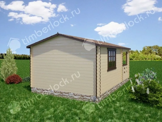 Дачный дом с верандой Д-44-1 