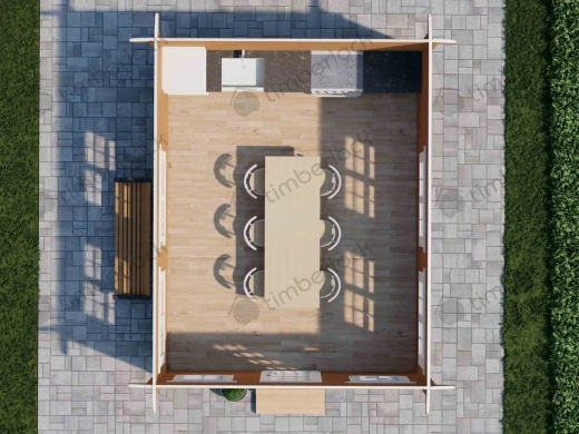 Беседка закрытая Б-45 