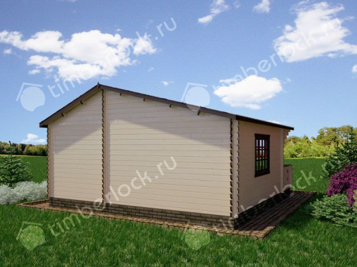 Дачный дом с верандой Д-645-2 