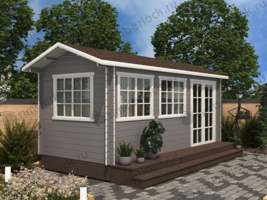 Садовый мини-домик 5,5х2,5 (С-5525) 