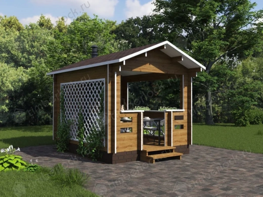 Беседка открытая Б-34-1 