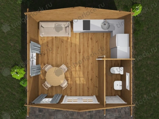 Садовый дом С-545-1 