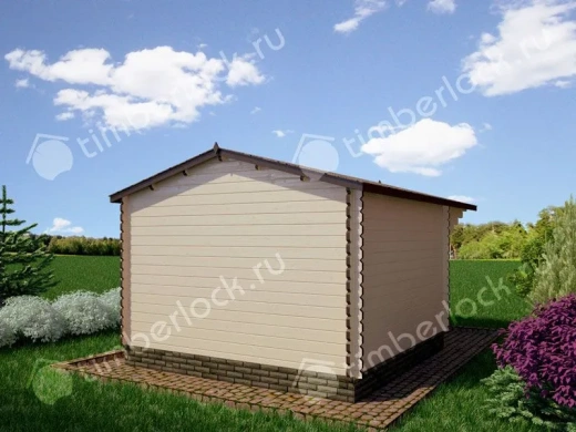 Садовый домик из минибруса С-3838-1 3.8х3.8м площадью 12.3 Садовый домик из минибруса С-3838-1