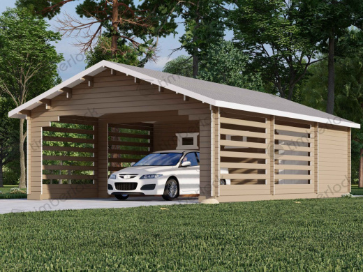 Навес для автомобиля 6х9м (Н-96) 