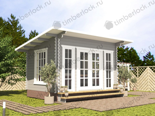 Беседка односкатная Б-35-1 