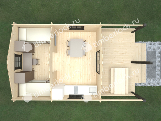 Кемпинговый домик КД-4575 