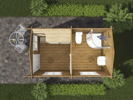 Хозблок Х-425 4х2.5 площадью  Хозблок Х-425