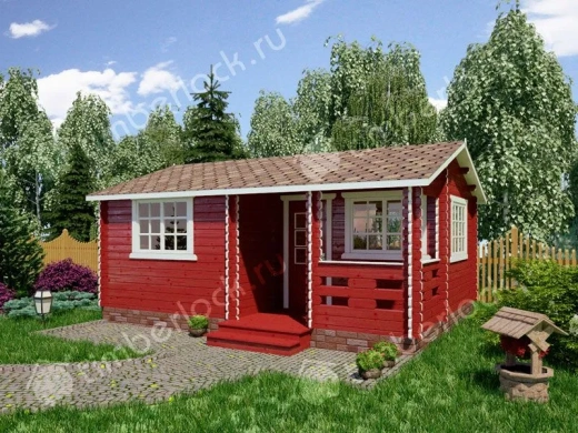 Дачный дом Д-645-3 6х4.5м площадью 23.7 Дачный дом Д-645-3