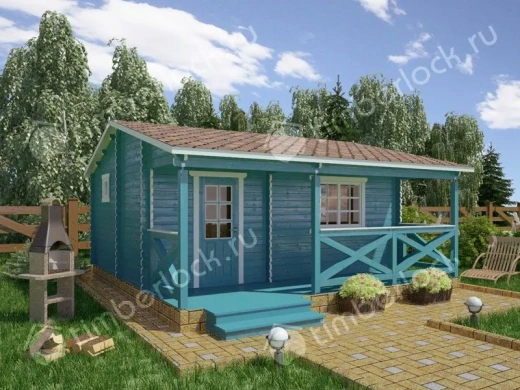 Дачный дом Д-645-4 6х5.8м площадью 30.9 Дачный дом Д-645-4