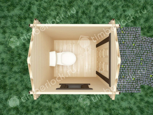 Хозблок душ/туалет Х-1517 1.5х1.7м площадью 1.7 Хозблок душ/туалет Х-1517